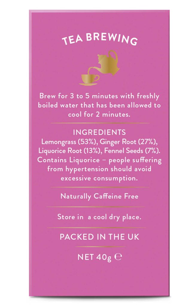 Lemongrass & Ginger Britannia Tea